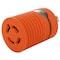 Ac Works Plug Adapter, L14-20R, L6-20P, L14-20P, L6-20P, 0 ft., Orange ADL620L1420 - alternate 1